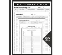 Food Truck Log Book: Large Comprehensive Organizer for Mobile Food Business Operations