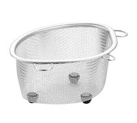 Food Waste Catcher Colander, Sink Drain Strainer Basket, Anti-Odor Filter Tray, Grey Size, Triangular Corner Design, Excellent for Kitchen Fruit, Vegetable, Washing, and Tools
