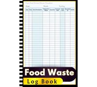 Food Waste Log Book: Commercial Kitchen Waste Tracker, for Restaurants, Bars, and Caterers | Improve Hygiene, Reduce Loss, Track Costs