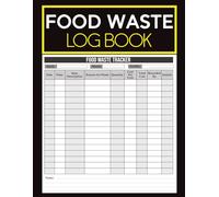 Food Waste Log Book: Daily Loss Entries, Disposal Causes, Cost Breakdown & Team Accountability | Ideal for Restaurants, Cafeterias, Catering Services, Commercial Kitchens & Food Service Facilities.