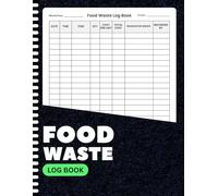 Food Waste Log Book: Track Food Loss, Cost, and Waste Reasons | Inventory Waste Management Record Keeper for Restaurants, Cafeterias, Food Trucks & Kitchens | 8.5" x 11" | 100+ Pages