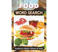 Food Word Search Puzzle Book: Word Searches with Easy to Read Print About all Things Culinary | 6x9 inches, 78 pages | 50+ puzzles... Great for Vacations, Gifts, Free Time & More.