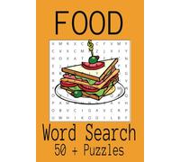 Food Word Search Puzzle Book: Word Searches With Easy to Read Print about Food, International Food, Cultural Food and More | 6x9 Inches, 110 Pages | ... Gift for Vacations, Holidays and Free Times