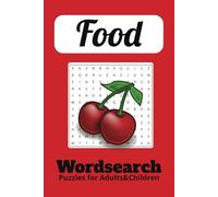 Food Wordsearch Book: Word Searches with Easy to Read Print about Food and More / 9x6 inches, 110 pages / 50+ Puzzles