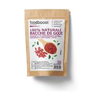 Foodboost Bacche di Goji 500g - 100% naturali da Coltivazioni Selezionate - Senza conservanti e additivi - Naturalmente ricche di Antiossidanti vitamina A, vitamina E, Omega 3, Calcio, Ferro, Zinco
