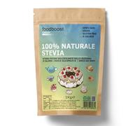 foodboost Eritritolo con Stevia 1:1 sostituto dello zucchero 0kcal 100% Puro stesso potere dolcificante dello zucchero da cucina, adatto a diabetici e diete ipocaloriche, contro la carie