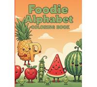 Foodie Alphabet Coloring Book