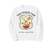 Foodie Family Crew - Mangia Bene Ridere Spesso Club di Cucina di Gruppo Felpa