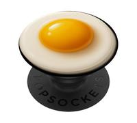 Foodie realistico a forma di uovo con lato soleggiato PopSockets PopGrip Adesivo