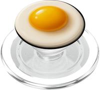 Foodie realistico a forma di uovo con lato soleggiato PopSockets PopGrip per MagSafe