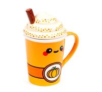 Foodiemals Latte Pumpkin Tazza Con Lid 325ml Puckator