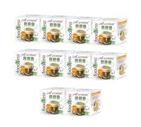 foodNess - 10 Box da 10 Capsule di Ginseng, Capsule Compatibili con Sistema Lavazza A Modo Mio, Solubile per Caffè con Estratto di Ginseng, Senza Glutine, Additivi, Lattosio e Zuccheri Aggiunti