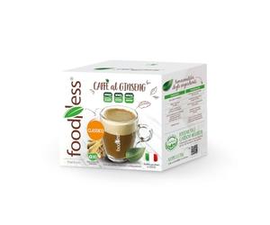 FOODNESS 120 CAPSULE CAFFE AL GINSENG COMPATIBILI DOLCE GUSTO SENZA GLUTINE E LATTOSIO