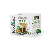 foodNess - 6 Box da 10 Capsule di Ginseng Zero, Capsule Compatibili con Sistema Dolce Gusto, Preparato in Polvere Senza Additivi, Senza Glutine, Lattosio, Grassi Idrogenati e Zuccheri Aggiunti