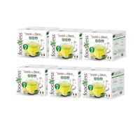 foodNess - 6 Box da 10 Capsule Vegan di Zenzero & Limone, Capsule Compatibili con Sistema Dolce Gusto, Solubile per Bevanda al Limone e Zenzero Senza Glutine, Uova e Derivati Naturali e Zuccheri