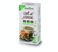 FoodNess - Capsula Caffè al ginseng classico compatibile con sistema nespresso senza glutine, lattosio e zuccheri aggiunti(3 box Tot. 30 capsule)