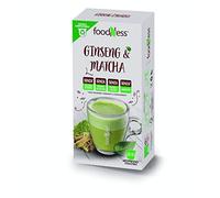 FoodNess - Capsula caffè al ginseng e matcha compatibile con sistema nespresso senza glutine e lattosio gusto erbaceo(6 box Tot. 60 capsule)