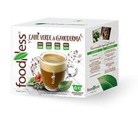 FoodNess - Capsula caffè verde e ganoderma compatibile Dolce Gusto senza lattosio e glutine aroma di nocciola (1 box Tot. 10 Capsule)