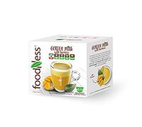 FoodNess - Capsula golden milk compatibile Dolce Gusto senza lattosio e glutine a base di latte di cocco con curcuma e pepe (1 box Tot. 10 Capsule)