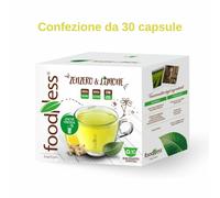 Foodness tisana zenzero e limone compatibile Nescafe' Dolce Gusto 30 capsule