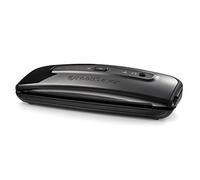 FoodSaver FFS001X macchina sottovuoto per alimenti, funzione aspirazione + sigillatura automatica, vasca raccogli-gocce e tubo adattatore per contenitori, inclusi 6 sacchetti pretagliati, nero