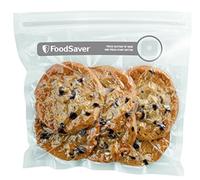 FoodSaver Sacchetti con Zip Salva Freschezza Sottovuoto, senza BPA, 26 Pezzi - N