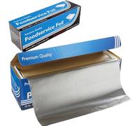 Foodservice - Rotolo di pellicola di alluminio compatibile con Kirkland, spessore 30 cm x 200 m, per ristorazione, barbecue, arrosti, resistente
