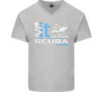 Fook It, Vado A Fare Immersioni, Maglietta Divertente In Cotone A V Per Uomini