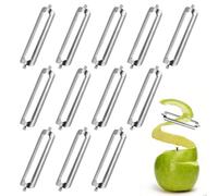 Foonary 12 Lame Di Ricambio Per Pelapatate In Acciaio Inossidabile Argento, Compatibili Con Tupperware E Molti Altri Manici, Lama Rimovibile, Per Frutta E Verdura