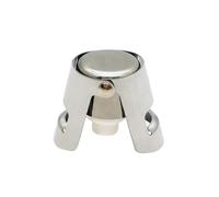 Foonary 6 tappi per bottiglie di spumante in acciaio inox, per champagne, cava, vini spumanti, prosecco, tappo per bottiglie di vino, tappo a corona, tappo per bottiglie, tenuta a prova di perdite
