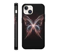 Foonary Cover per iPhone 15 Farfalla, Aesthetic Colore Butterfly Motivi Print, Sottile Silicone Custodia Disegno per Ragazza Donne, Antiurto Anticaduta Bumper Protettiva Case per iPhone 15 6,1"