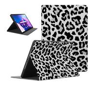 Foonary Cover Tablet per Lenovo Tab M10 Plus 3rd Gen 2022 10,6", Aesthetic Ultra Sottile PU Pelle Moda Antiurto Custodia Flipcon Funzione Supporto Protettiva Case per Tab M10 Plus 3rd Gen, Leopardo 1