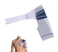 Foonary Fascia per spalle regolabile, supporto per spalla, sollievo dal disagio dopo l'allenamento, stabilità per le spalle, per la spalla sinistra o destra, per uomini e donne, L/XL