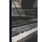 Foos & Co Mast Catalogue No. 7 (Tascabile)
