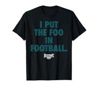 Foos Gone Wild Football On Black Maglietta