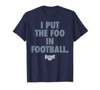 Foos Gone Wild Football On Navy Maglietta