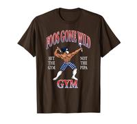 Foos Gone Wild - Hit The Gym Brown Maglietta