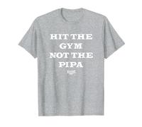 Foos Gone Wild - Hit The Gym Not The Pipa Heather Grey Maglietta