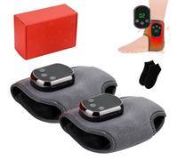 Foot and Ankle Massager, 3-in-1 Wireless Neurosoothe Foot Massager, Ankle Massage with Heat, Deep Kneading & Air Pressure (2PCS)