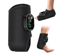 Foot and Ankle Massager,Foot Massager for Neuropathy, 6 Heating 3 Massage Modes & Timer,Cordless Ankle Heating Pad Plantar Fasciitis Relief for Feet, Ankles,Arms (Black,1 pcs)