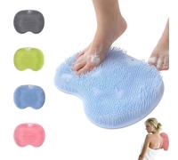 Foot and Back Scrubber Shower,foot Washer for Shower,foot Scrubber for Shower,shower Foot Scrubber,Cleaner Massager Mat Back Scrubber Silicone Bath Exfoliation Foot Circulation Relieve Tired Feet