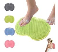 Foot and Back Scrubber Shower,foot Washer for Shower,foot Scrubber for Shower,shower Foot Scrubber,Cleaner Massager Mat Back Scrubber Silicone Bath Exfoliation Foot Circulation Relieve Tired Feet