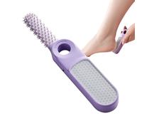 Foot Callus Remover, Dead Skins Pedicure Tools, 5.51x1.54x0.83 InchesPacked Ergonomic Handle, Compact Steel, Gentle Exfoliation, Hard Skin Remover for Daily Maintenance Travel Spa Shower Use