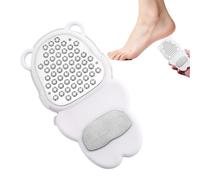 Foot Callus Remover - Stainless Steel Fun Bear-Shaped Portable Tool | Foot File Callus Remover - For Cracked Spa Home Shower Nail Toe Cuticle Rough Hard Dry
