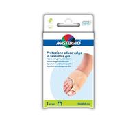 Protezione master-aid in gel e tessuto per alluce valgo 1 pezzo