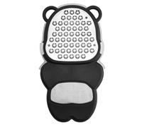 Foot Care Scraper, Bear Shaped Cleaner, Stainless Steel with Compact Handle, Pedicure Tool with Fun Style, 5.90in Nail Accessory Spa Fixture, Shower Utility for Cracked Skin