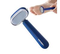 Foot File Double Sided Callus Remover with Comfortable Handle - Heel Scraper Pedicure Tool for Smooth Skin | Durable Stainless Abrasive Design, Ergonomic Non Slip Grip Structure, Safe Gentle