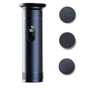 Foot File Hard Skin Remover Foot Care Kit 1200mAh capacità della Batteria, Strumenti di Pedicure Professionale per I Piedi Morti, Screpolati Pelle Secca Scrubber (Color : Blue)