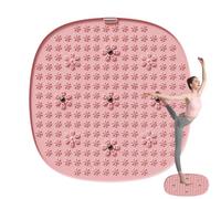 Foot Massage Mat, Ergonomic Reflexology Mats, Petal Texture Design, Extra Large Round Non-Slip Pad, Muscle-Relaxing, Portable Compact Ideal for Spa, Athletes, Elderly, Toe