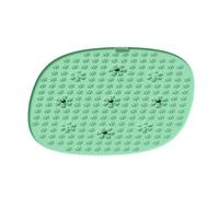 Foot Massage Mat, Ergonomic Reflexology Pad, Petal Texture Non-Slip Design, Extra Large Round, Muscle-Relaxing Support, Perfect for Spa Athletes Elderly Daily Foot Therapys,55x55x1cm Pink Green Purple